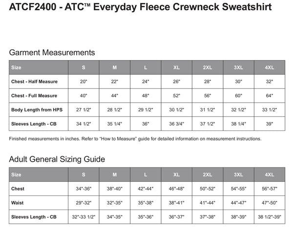 Crew Neck Fleece: ATC EVERYDAY FLEECE