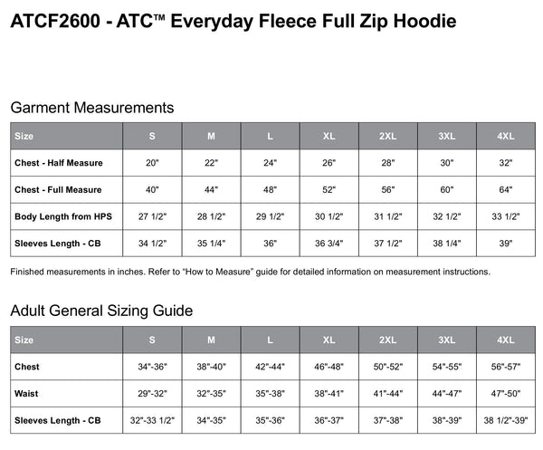 Full Zip Hoodie: ATC™ EVERYDAY FLEECE
