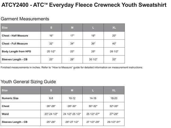 Crew Neck Fleece: ATC EVERYDAY FLEECE