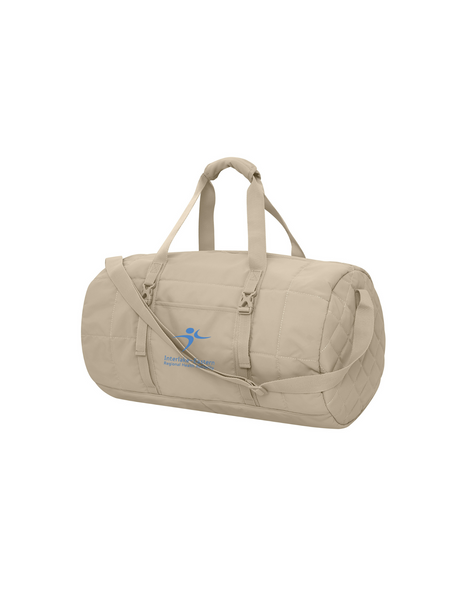 KOI Matte Quilted Barrel Duffel Bag