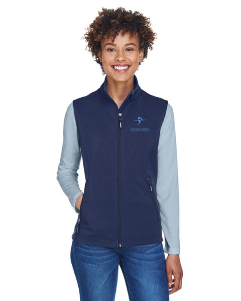 Soft Shell Vest: CORE365 CRUISE TWO-LAYER FLEECE BONDED