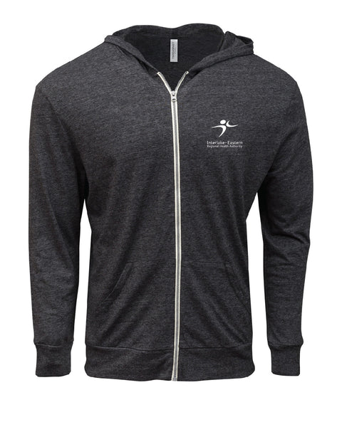 Lightweight Hoodie: THREADFAST UNISEX TRIBLEND FULL-ZIP HOODIE
