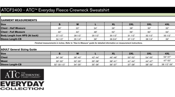Crewneck Fleece: ATC EVERYDAY FLEECE CREWNECK SWEATSHIRT