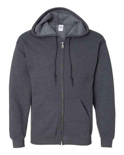 Zip-Up Hoodie: GILDAN HEAVY BLEND 50/50 FULL ZIP