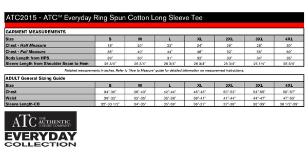 Long-Sleeve T-shirt: ATC™ EVERYDAY® RING SPUN LONG SLEEVE TEE