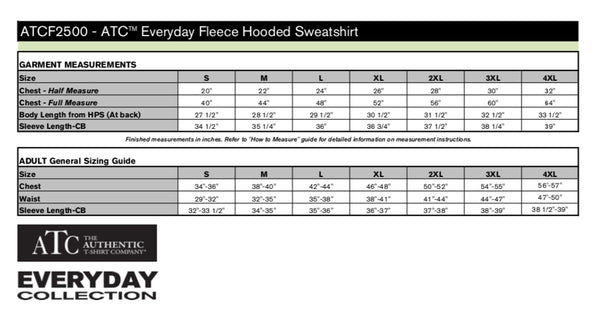 Adult Unisex ATC™ Everyday Fleece Hooded Sweatshirt