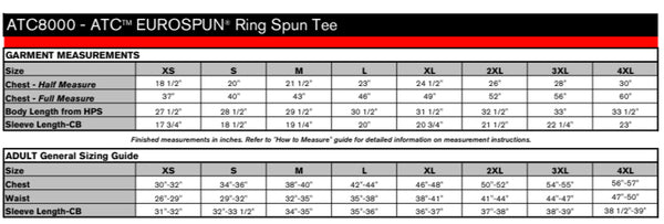 T-shirt: ATC™  RINGSPUN COTTON T-SHIRT