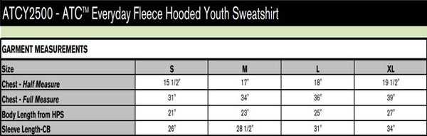 YOUTH Sweatshirt - Pullover Hoodie: ATC™ Everyday Fleece