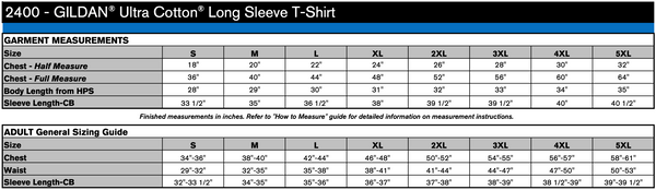 T-shirt: GILDAN® ULTRA COTTON® LONG SLEEVE T-SHIRT