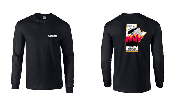 Long-Sleeve T-Shirt (Design 2): GILDAN HEAVY COTTON