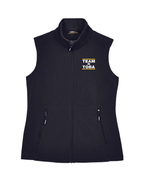 Soft Shell Vest: CORE 365 CRUISE TWO-LAYER FLEECE BONDED