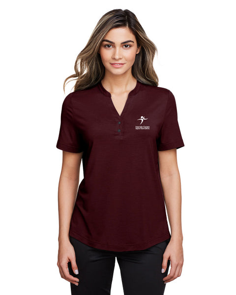 Polo Shirt: NORTH END JAQ  SNAP-UP STRETCH PERFORMANCE POLO
